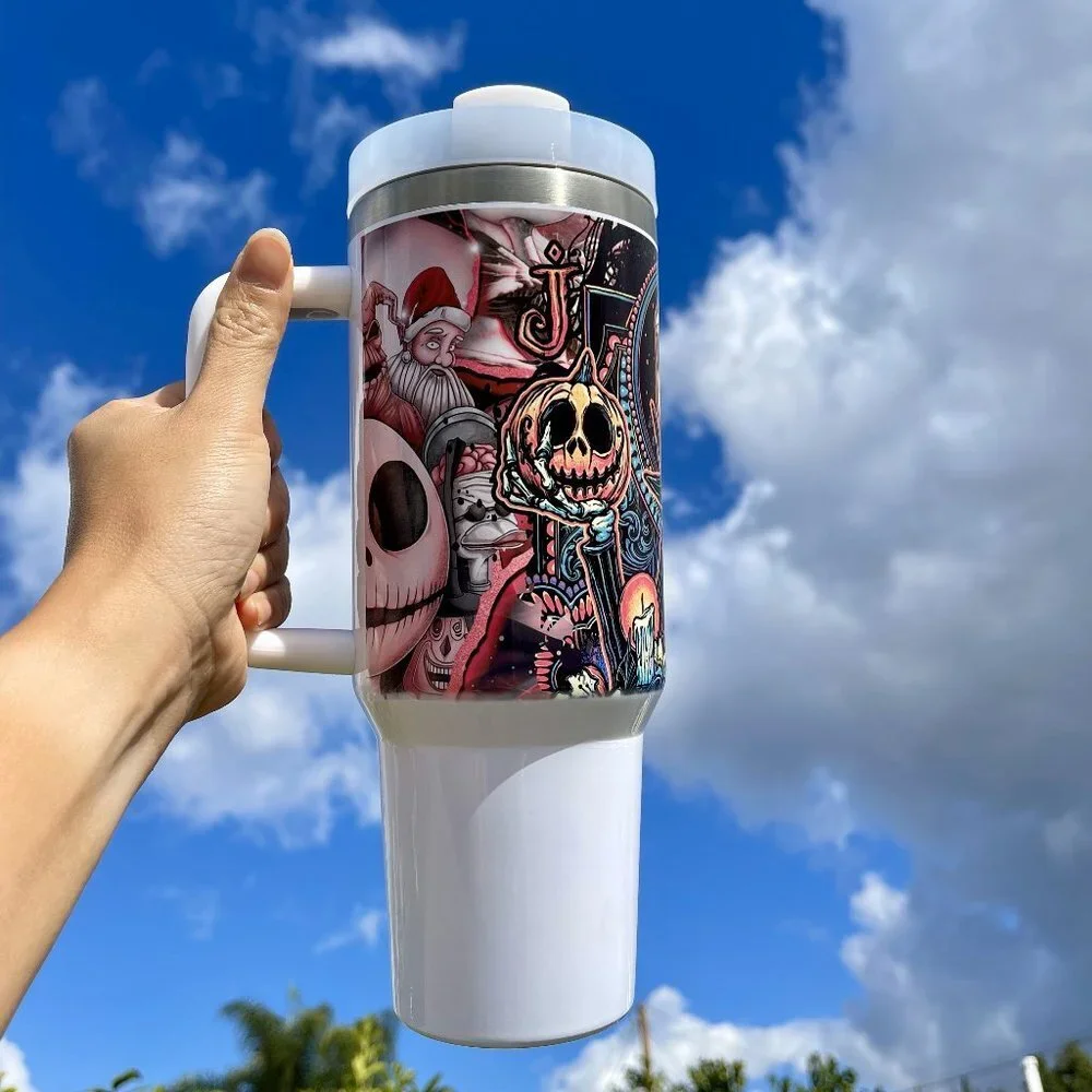 Custom made Disney Nightmare before Christmas Tumbler Brand New 40 oz double wal